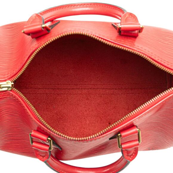 Pre Loved louis vuitton Women Red Boston Bags - Picture 4 of 8